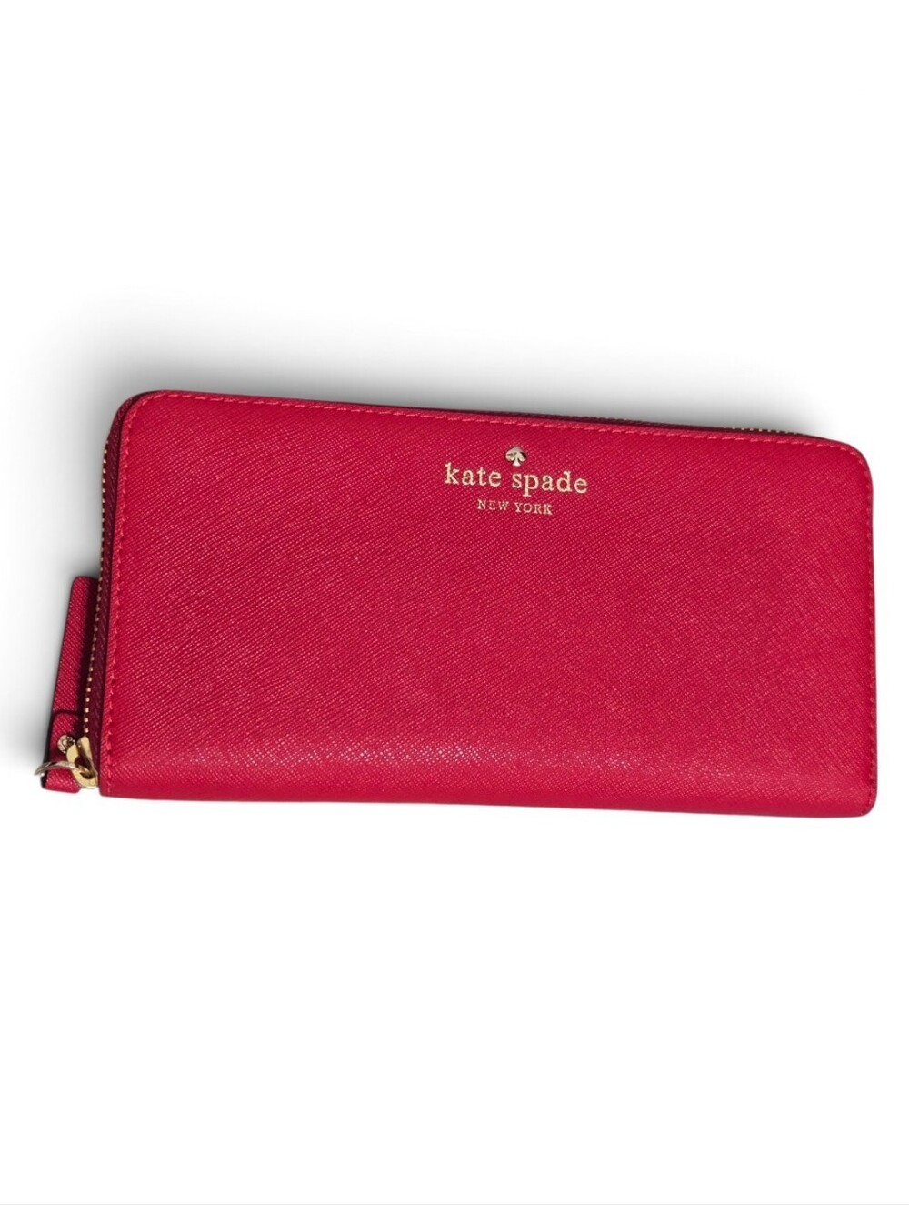 Kate Spade New York Lacey Mikas Pond Pillbox Red Polka Dot Wallet NWT